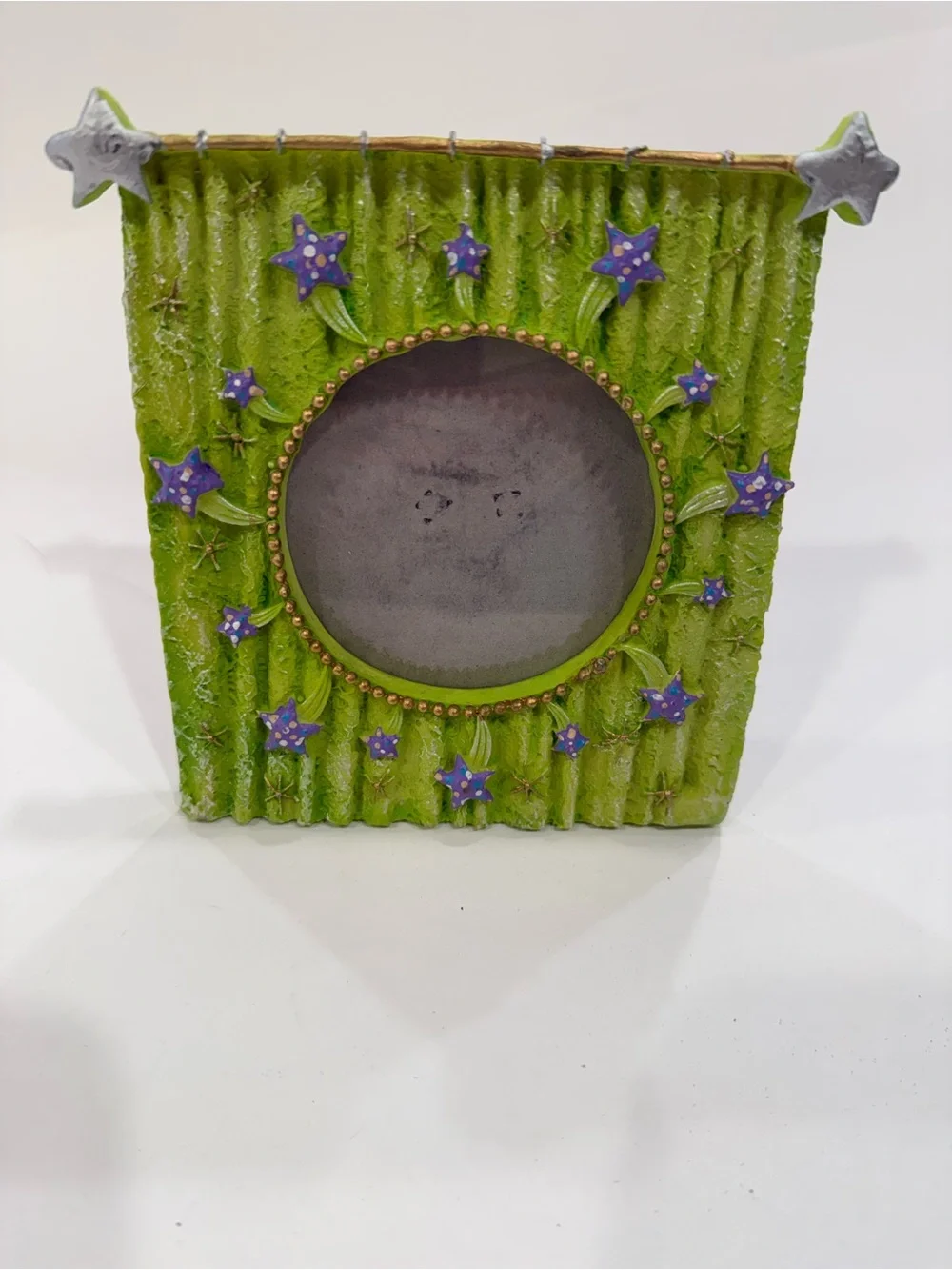Green Starflower Decorative Photo Frame by